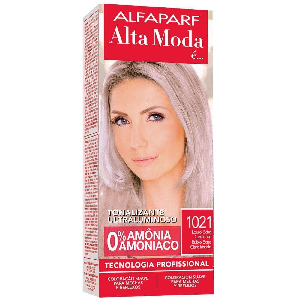 Alta Moda Tonalizante Louro Extra Claro Irise 1021 120G Alfaparf