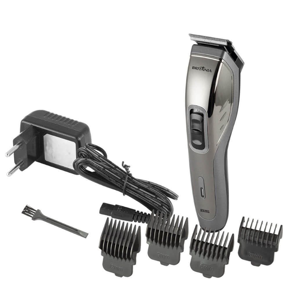 Máquina de Cortar Cabelo Britânia BCR20SG e Acessórios