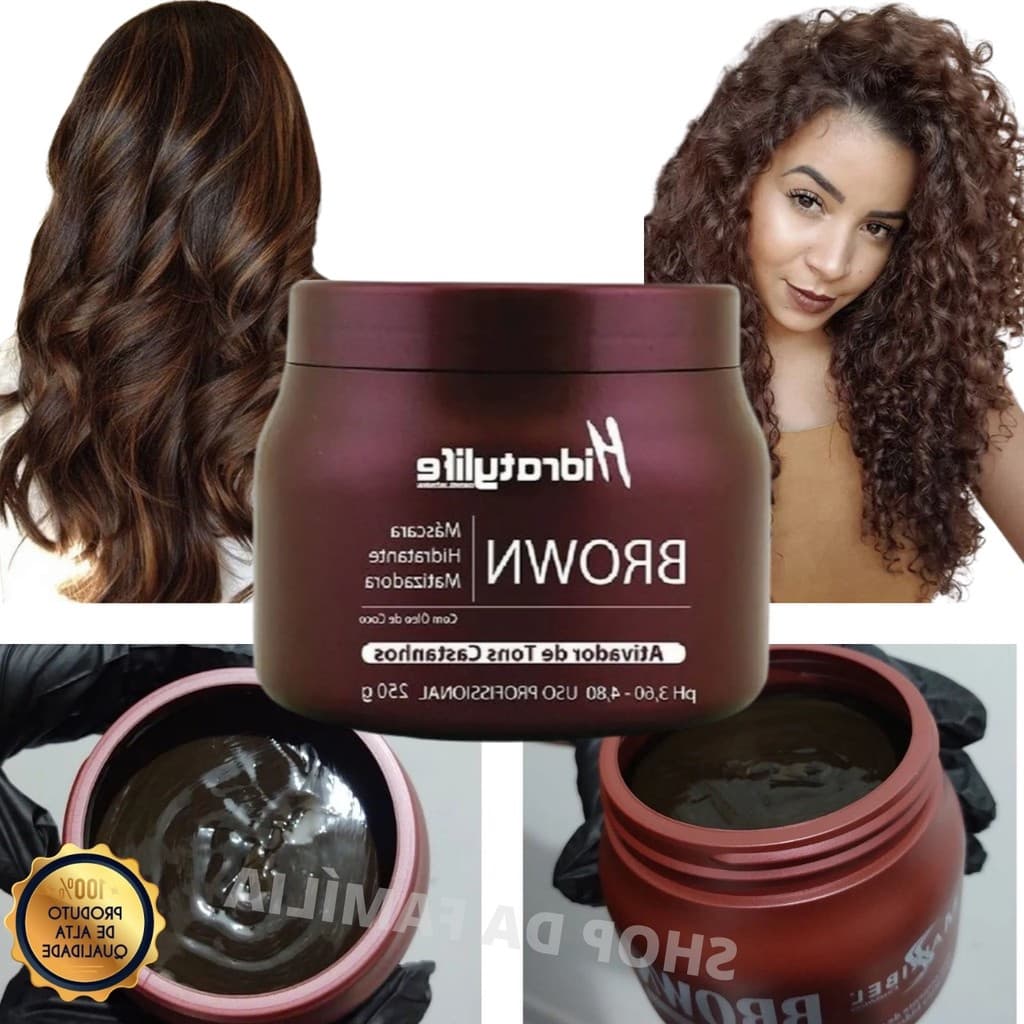 Cabelo Castanho Chocolate com o Creme Matizador | Oferta Imperdível
