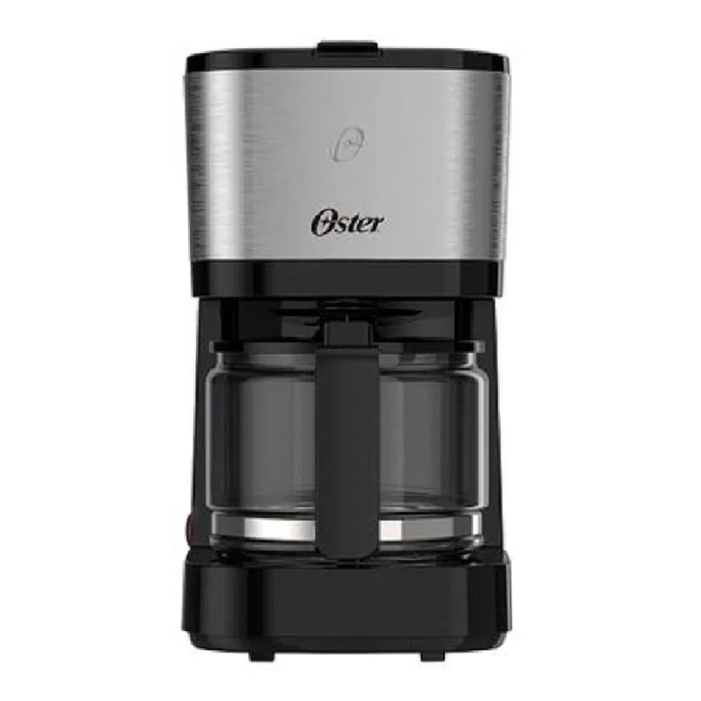 Cafeteira Elétrica Oster Compacta Inox OCAF300 19 Xicaras Filtro Permanente Jarra Vidro 600w