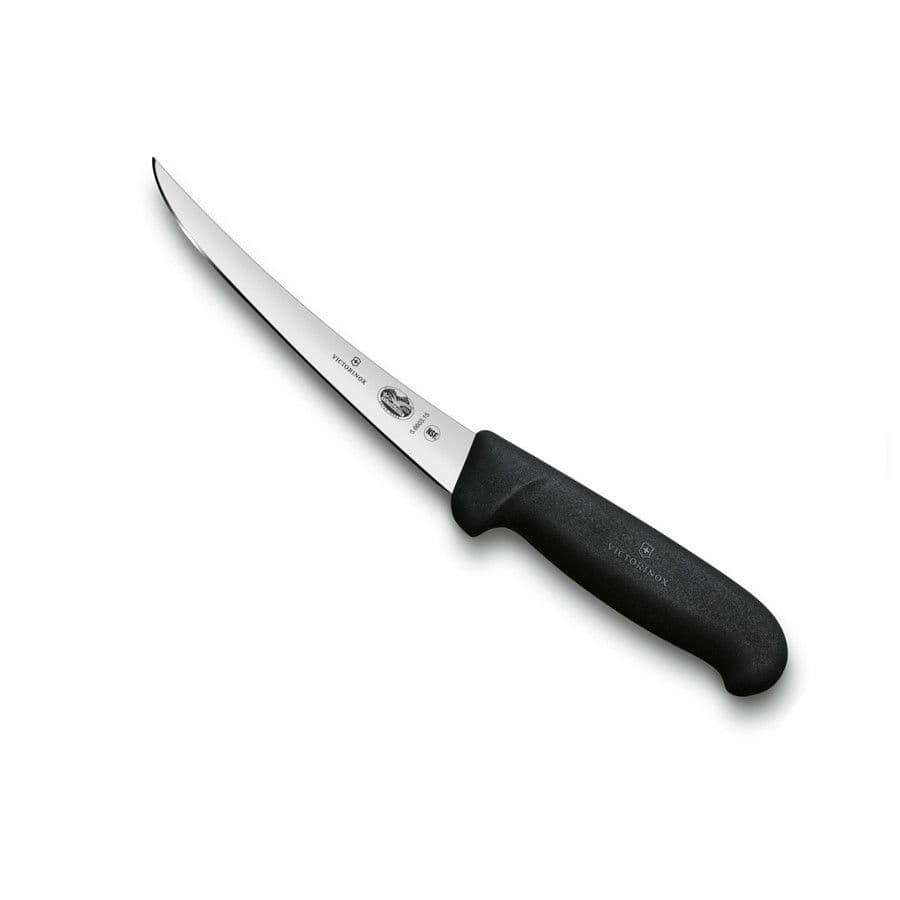 Faca profissional 28cm desossar lâmina curva 15cm flexivel Victorinox 5.6603.15