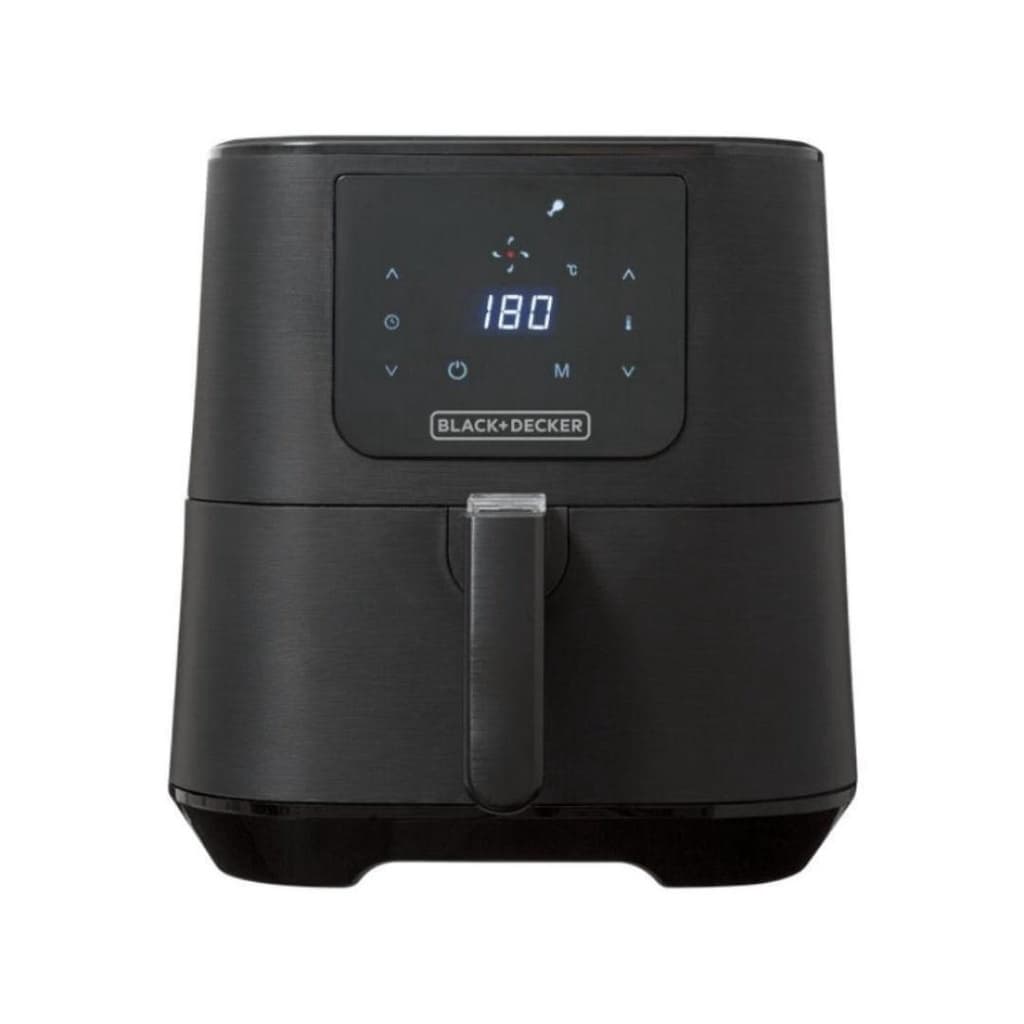 Fritadeira Digital Sem Óleo Black+Decker AFD7Q-BR Preta com Tela Digital