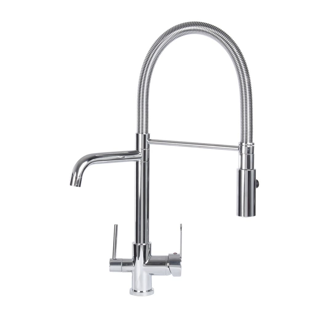 Torneira Cozinha Ducha Flexível Monocomando Com Saída Para Filtro