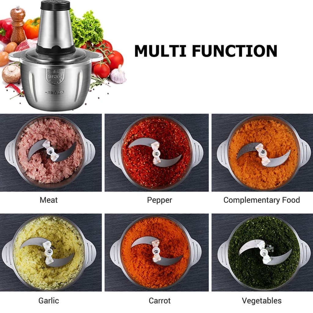 Processador Triturador De Alimentos Carne Elétrico 3L (110V ;1200W)