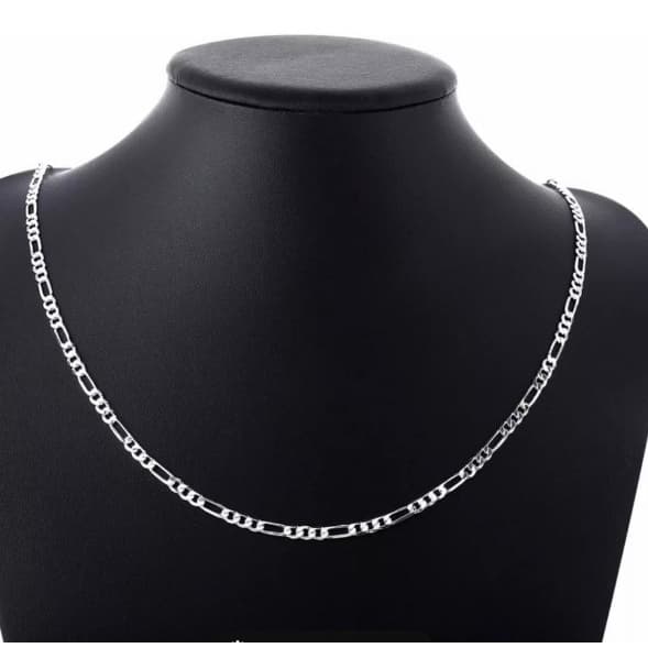 Corrente Cordão  Italiana 3 Em 1 4 mm X 60 Cm  Em  Premium / Qualidade Le Bijoux Cordão aço inox colar corrente EXCLUSIV