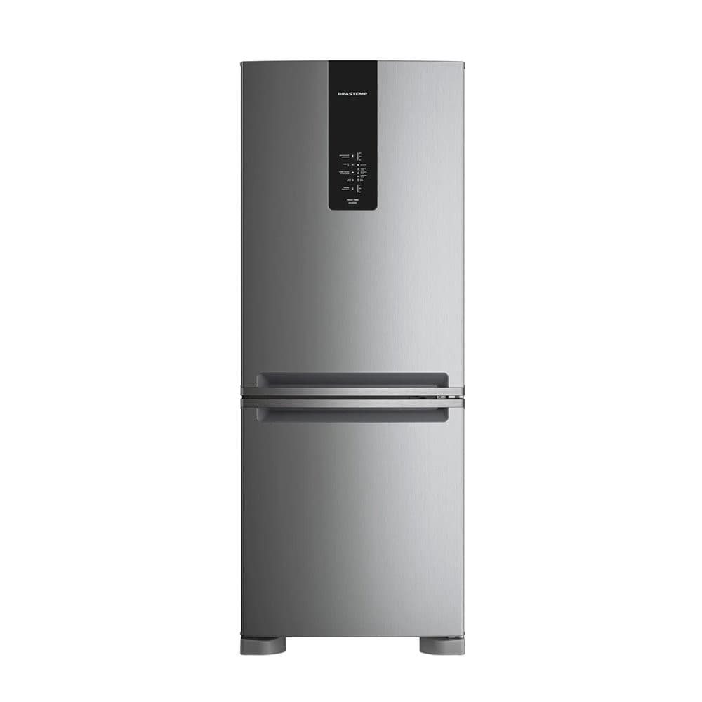 Refrigerador 2 Portas Brastemp Frost Free BRE57 A+++ - 447 Litros, Inox