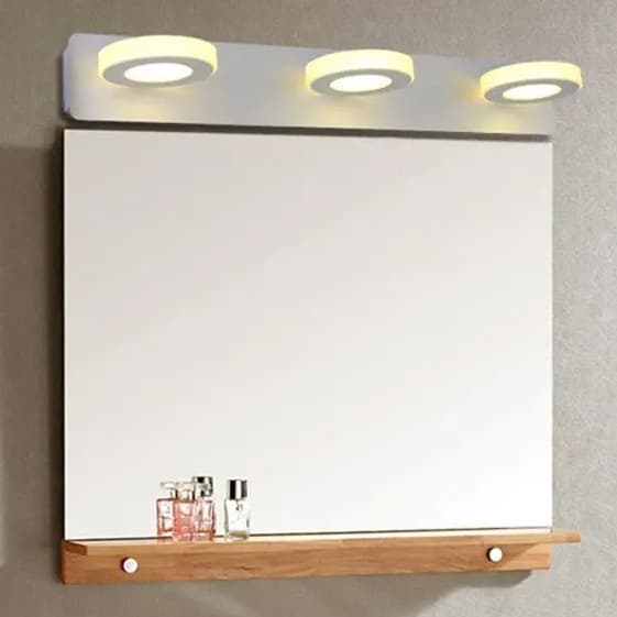 Arandela sobrepor spot direcionável 3 focos LED branco quente bivolt