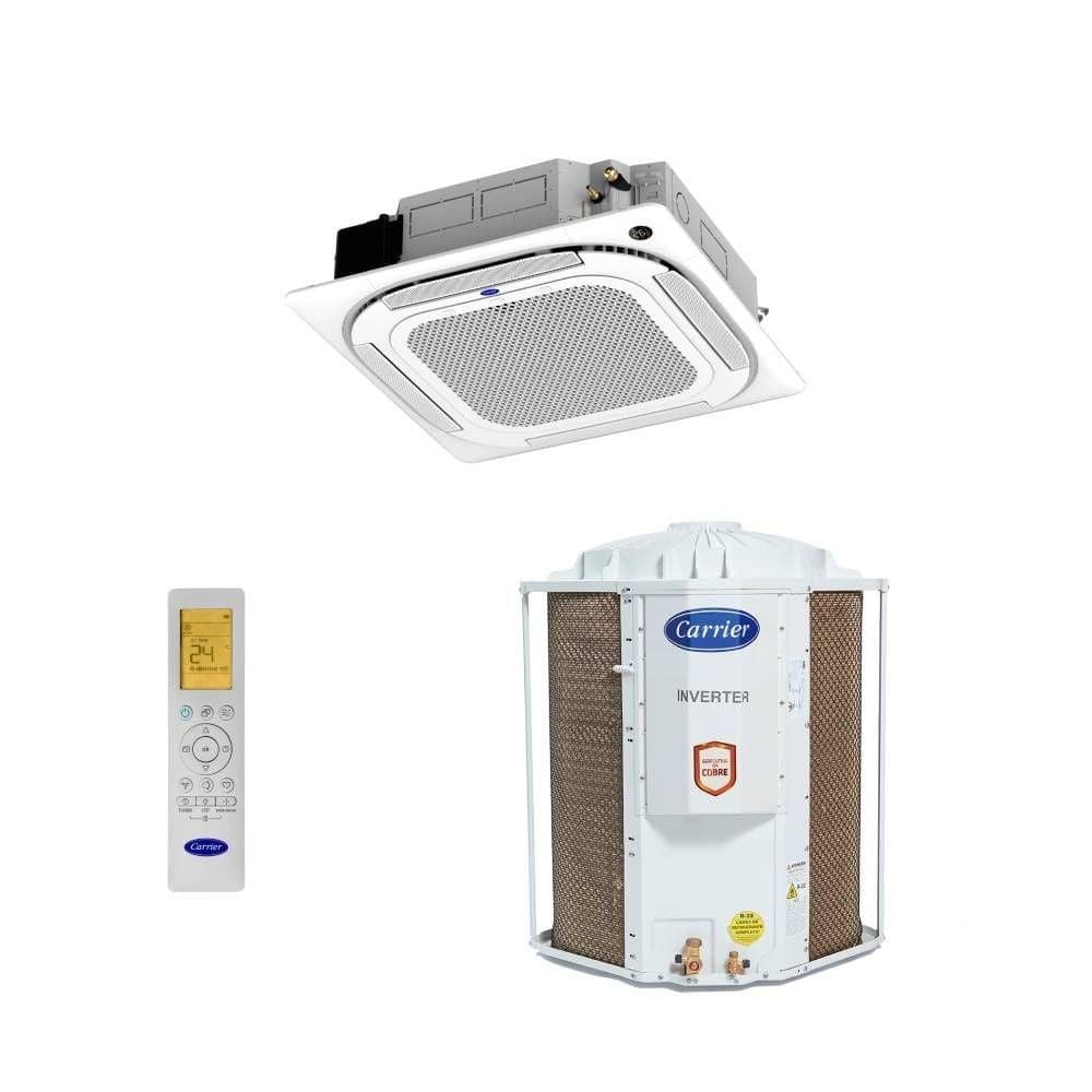 Ar Condicionado Split Cassete Inverter Carrier Xpower Connect K7 4-Vias 60000 BTUs Frio 38CCVE60515MC - 220V