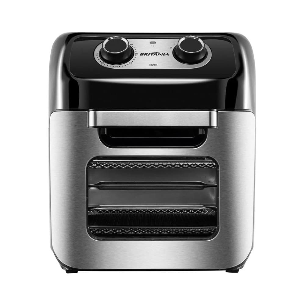 Fritadeira elétrica Britânia Air Fryer 12 Litros Oven BFR2300P preta