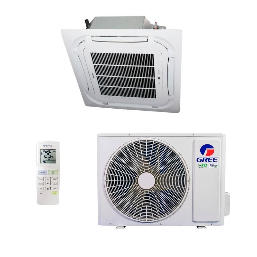 Ar Condicionado Split Cassete Inverter Gree Compact 56000 BTUs Frio GULD56T1/A-S - 220V