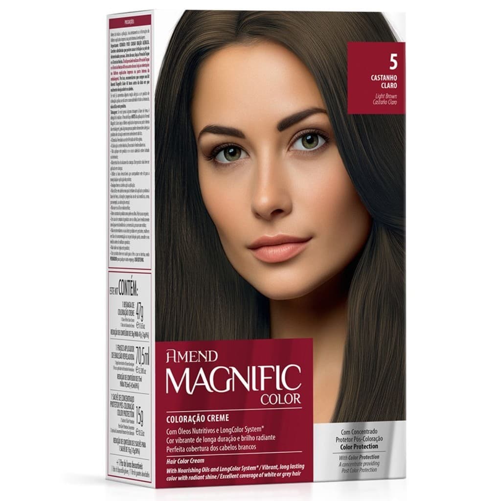 Coloração Magnific Amend Profissional Castanho Claro (5)