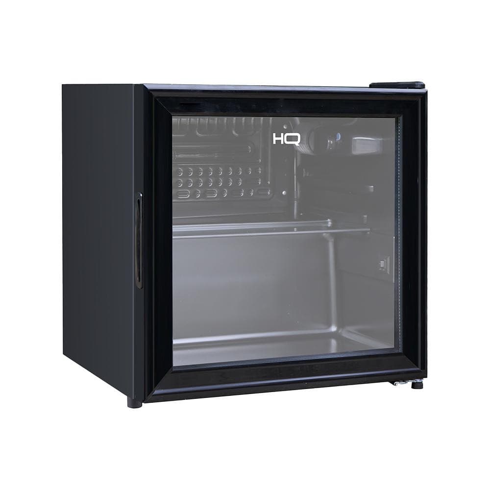 Frigobar Expositor Vertical HQ Vidro Duplo 50 Litros Preto