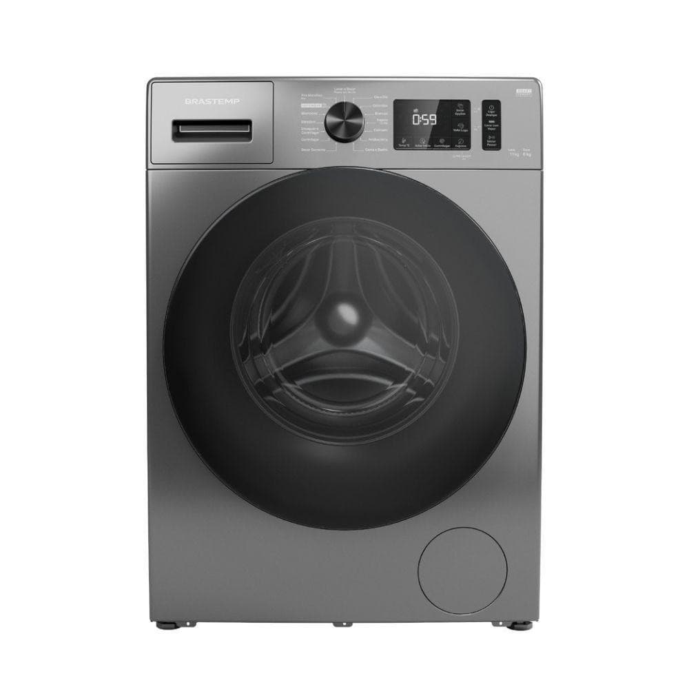 Lava E Seca Brastemp BNO11AS Prata 110V