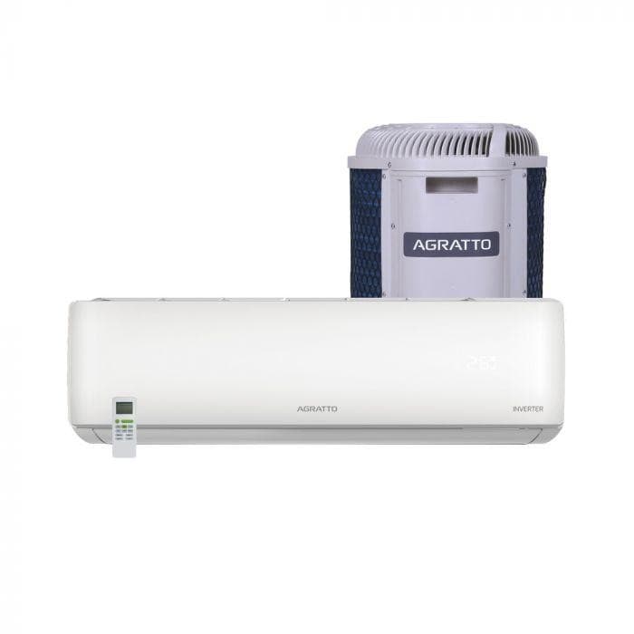 Ar Condicionado Split Hi Wall Inverter Agratto 12000 BTUs Frio 220V com controle remoto