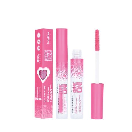 GEL INCOLOR CÍLIOS Ruby Rose + SOBRANCELHAS GAME ON Ruby Rose rímel