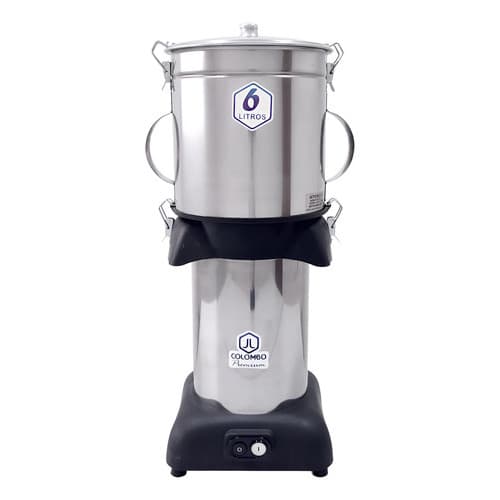 Multiprocessador de alimentos JL Colombo 6 litros 600W prateado