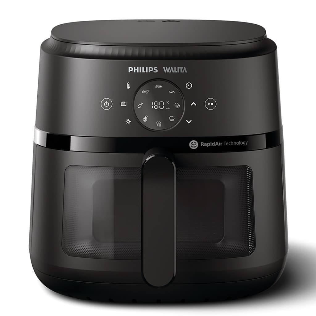 Fritadeira Elétrica Air Fryer Philips Walita Série 2000 XL NA230 1700W 6,2 Litros 220v Digital 9 Funções