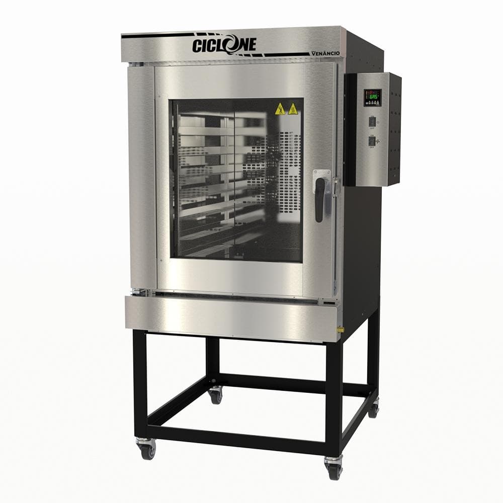 Forno Turbo 8 Esteiras a Gás Ciclone Ext. Aço Carbono Int. Inox Ftcg8 ep 220v - Venâncio 38272