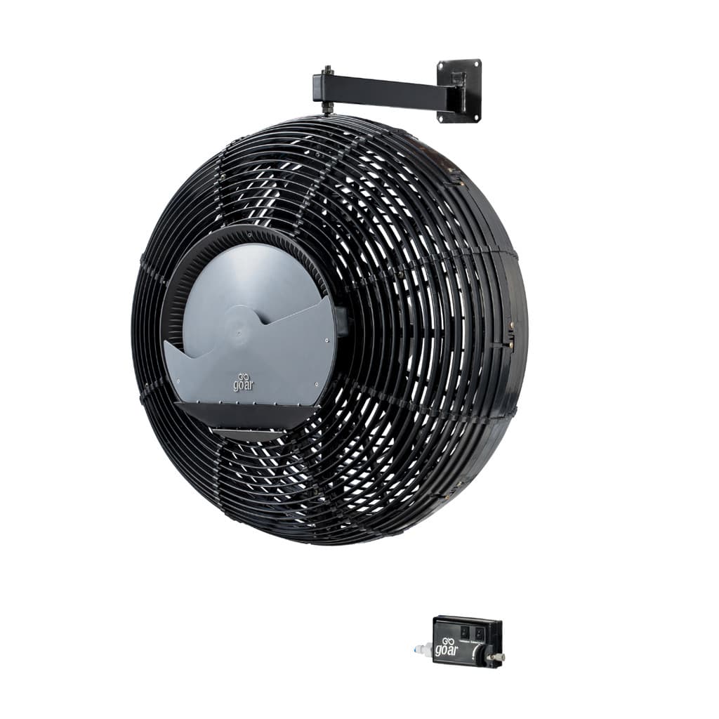 Climatizador de parede preto 70CM com controle remoto GOAR