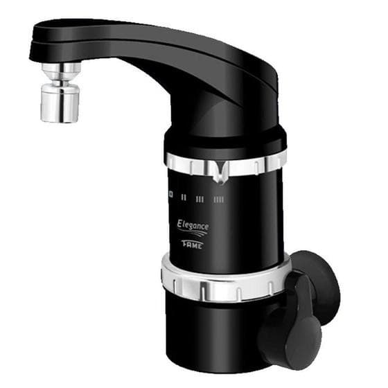 TORNEIRA ELÉTRICA ELEGANCE 5400W 220V PRETO PAREDE FAME