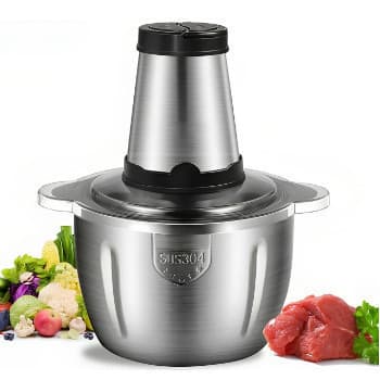 2/3 Litros Picador Triturador 110V e 220V De Alimentos Carne Mixer Elétrica Processador Cozinha
