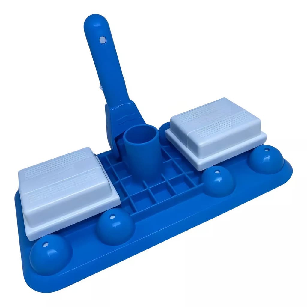 Aspirador Esfera Sodramar 1,58kg para Piscinas - Azul e Branco