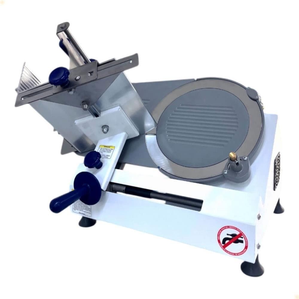 Cortador fatiador de frios semi-automático Gural JXT-30 bivolt com faca de 30cm e base em pintura eletrostática