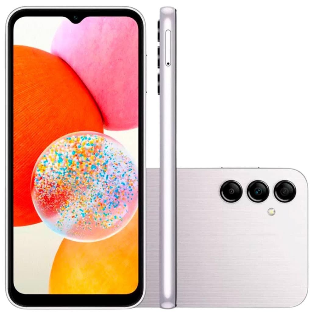 Celular Samsung Galaxy A14 64GB 5G – Desempenho rápido, conectividade 5G e recursos essenciais para o dia a dia