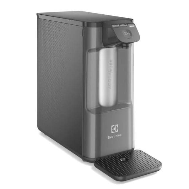 Purificador de água Electrolux Cinza PE12G Bivolt em fundo branco