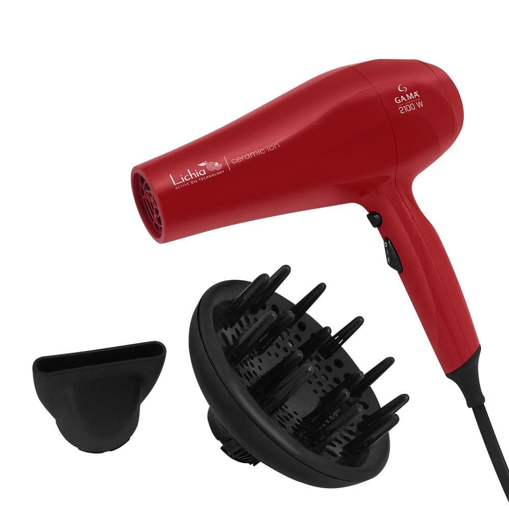 Secador de Cabelo Lichia Ceramic Ion 2100W Gama Italy