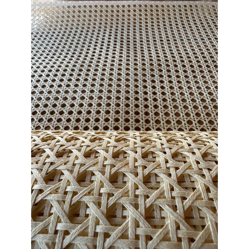 Palhinha Indiana Sextavada Fibra Natural Algodão Tela de Rattan Empalhador Cadeira 50x50cm