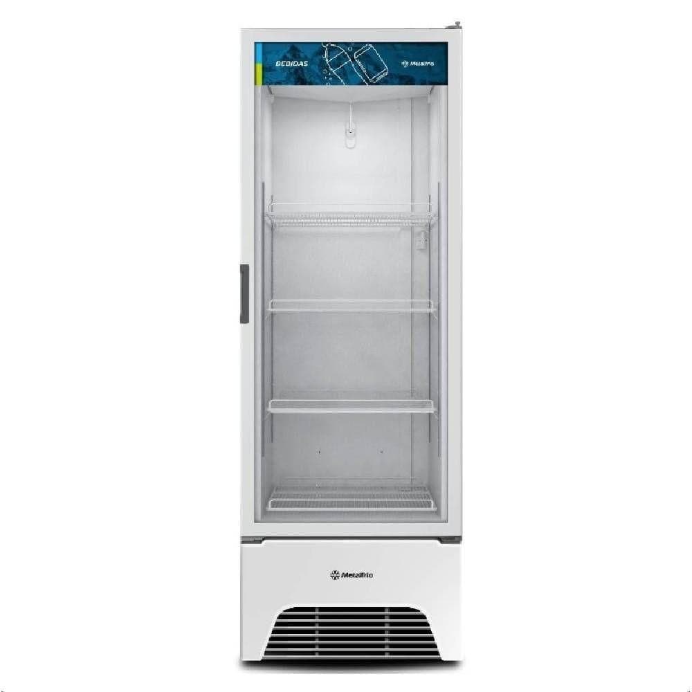 Expositor Vertical Metalflio Optima 572L 1 Porta Branco 220V VB52AH