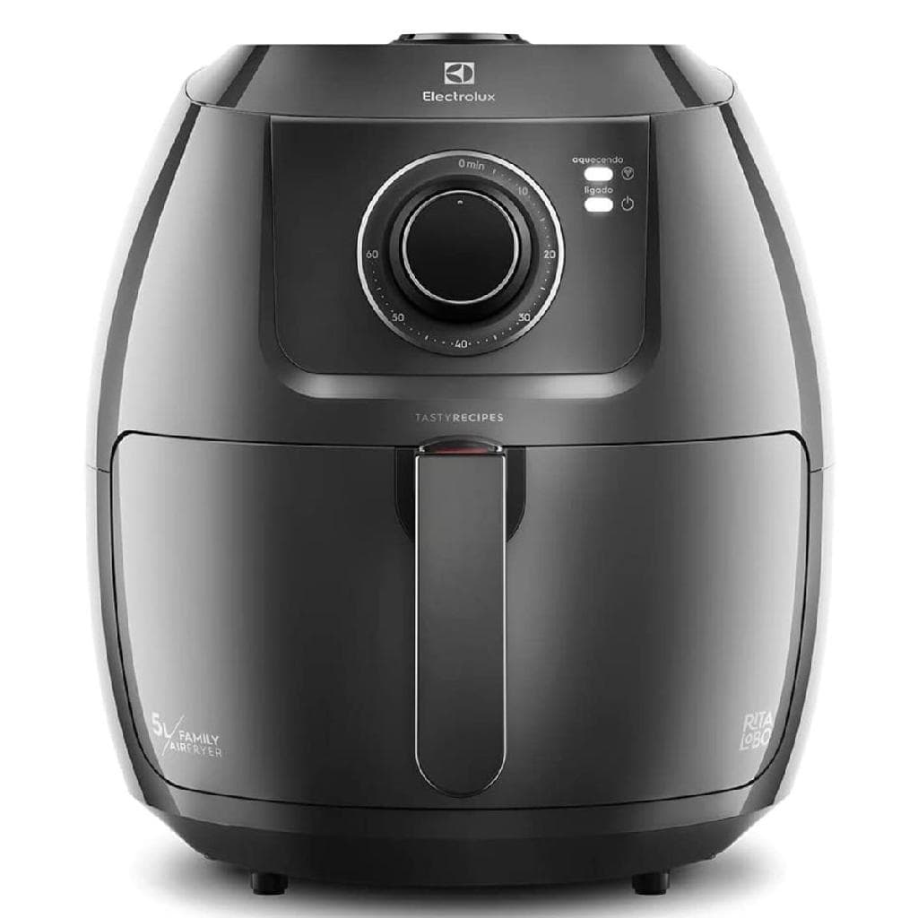 Fritadeira Elétrica sem Oleo Electrolux EAF50 5L, desligamento automático, 1700W, cor preta