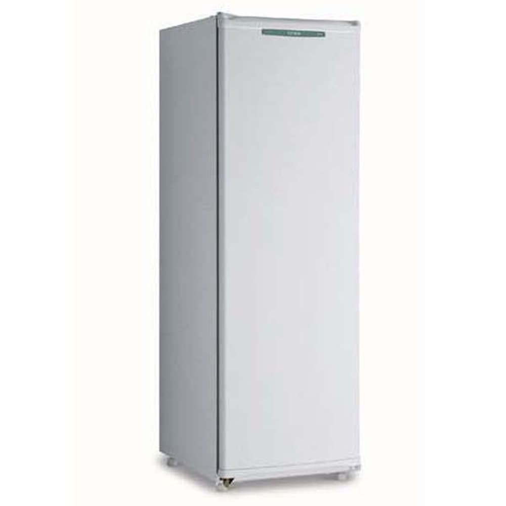 Freezer vertical branco Consul degelo manual com uma porta, modelo CVU20 Slim Bra