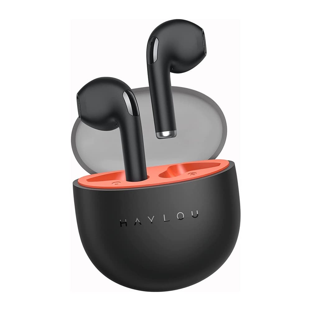 Fones de ouvido sem fio Haylou X1 Neo com estojo de carregamento aberto