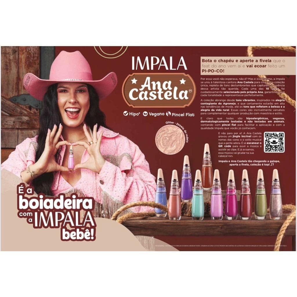 Coleção Esmalte S/Bl Ana Castela Cremoso - Impala
