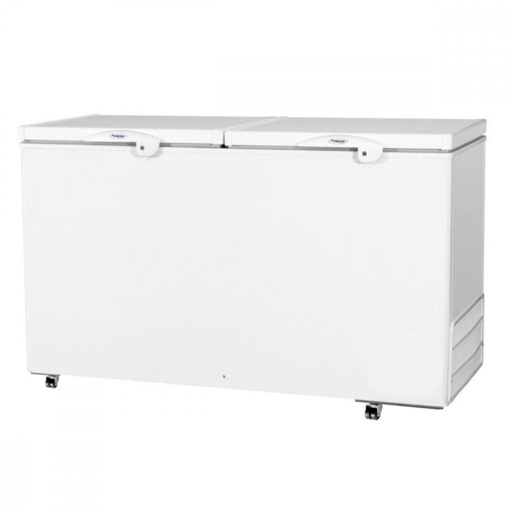 Freezer Horizontal 2 Tampas Fricon Dupla Ação 503 Litros HCED503C - 220V branco