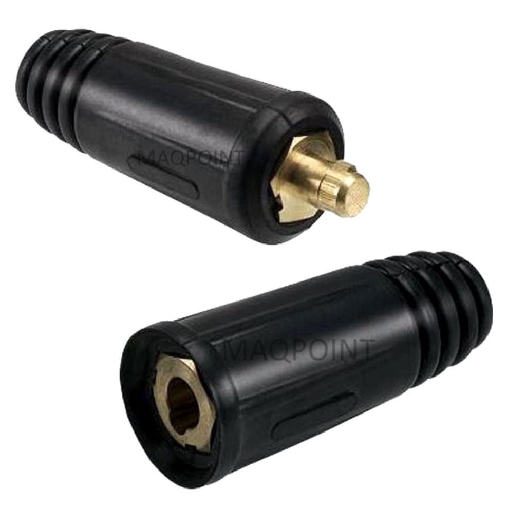 Kit - 1 Conector Engate Rápido 9mm Macho Para Cabo + 1 Conector Engate Rápido 9mm Fêmea Para Cabo