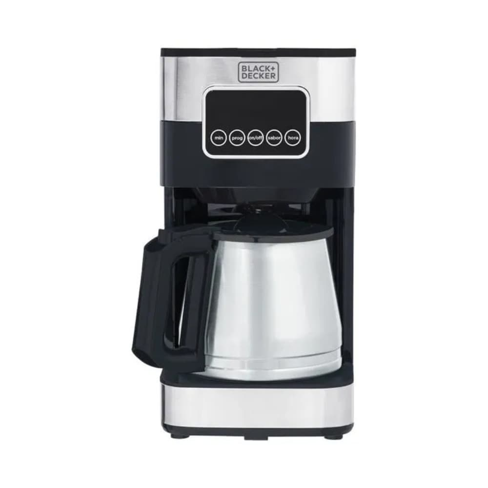 Cafeteira Elétrica Black Decker 110v CM350G-BR Inox, Filtro Permanente e Lavável, Capacidade 1,5 L, Até 38 Cafézinhos