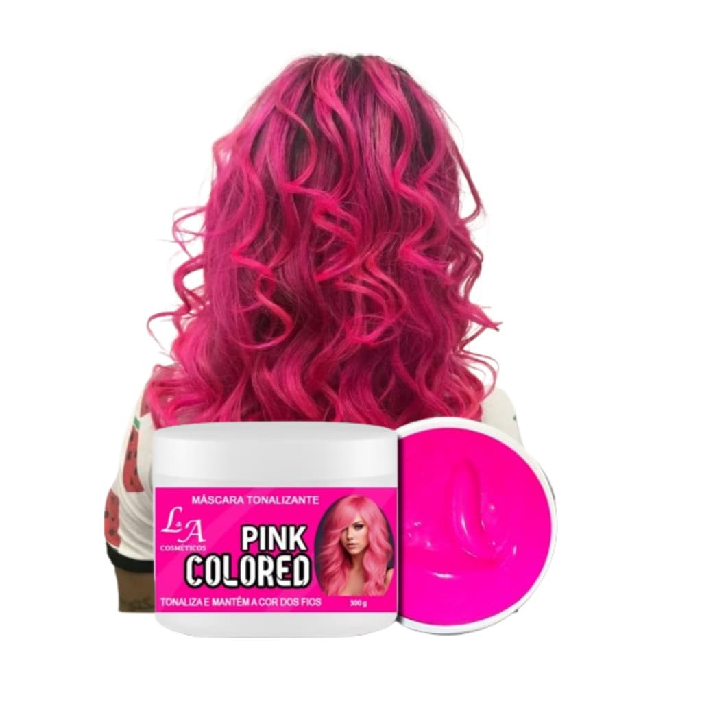 Máscara  Tonalizante Pigmentante Matizadora Rosa Pink L&A  300g.