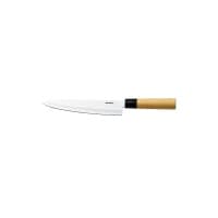 Faca de chef Brinox Samurai 8 1/4'' aço inoxidável com cabo de madeira