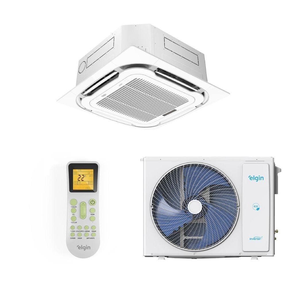 Ar condicionado split cassete Elgin Plus Inverter 36000 BTUS frio 220V