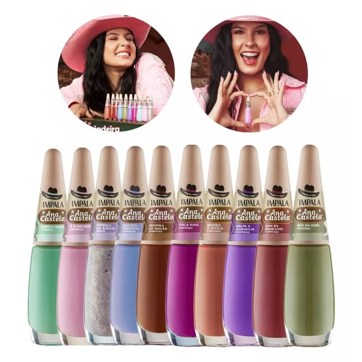 Esmalte Ana Castela Impala Unidade 7,5 ml - Escolha sua Cor