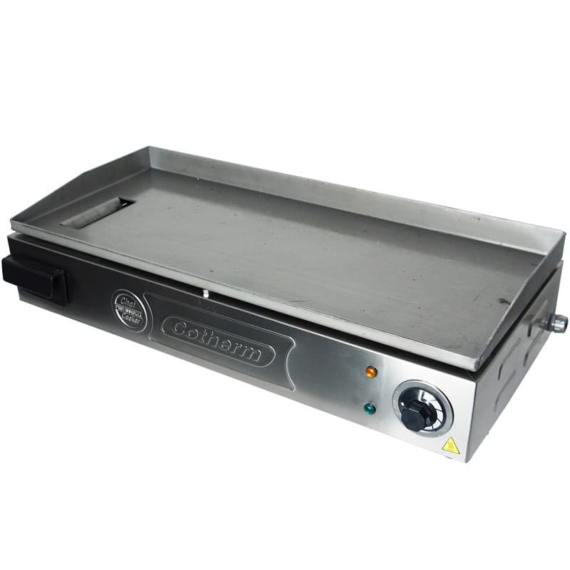 Chapa Lanches Elétrica Grill 70X30 2000W 127V 110V Cozinha Cotherm 2541 Profissional Industrial Inox