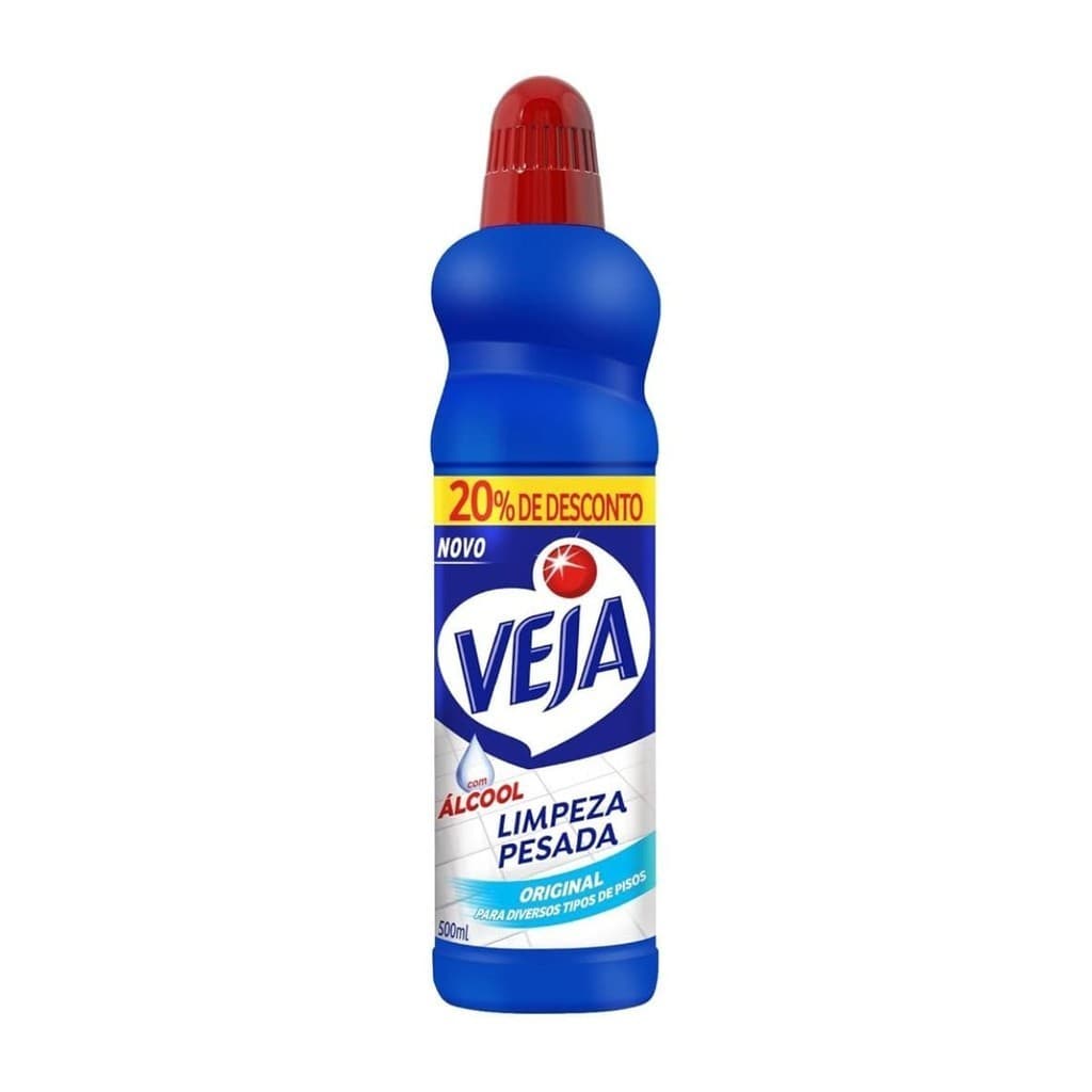 Limpador Veja Limpeza Pesada 500ml Uso Doméstico e Empresarial Limpeza Profunda Veja Original