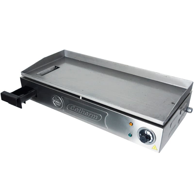 Chapa Lanches Elétrica Grill 70X30 110V 127V 2000W Cozinha Cotherm 2541 Profissional Industrial Inox