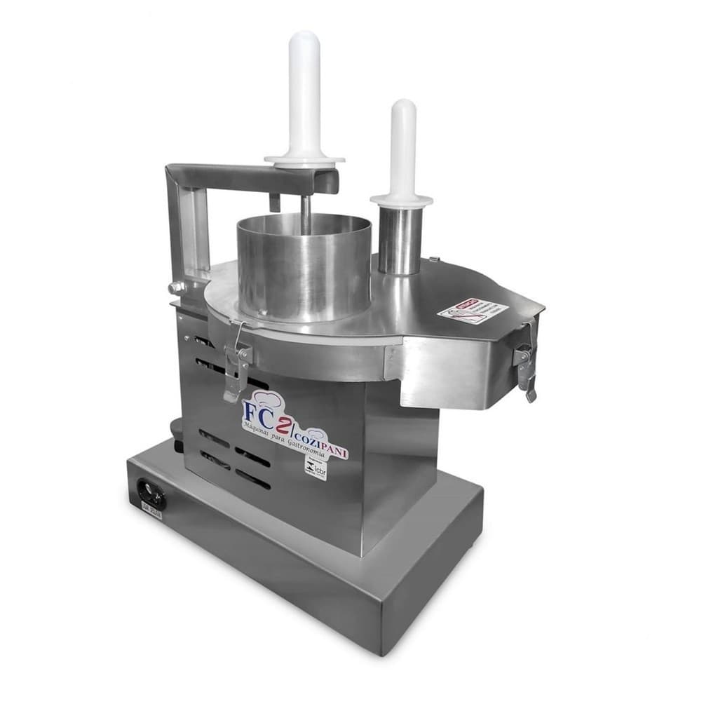 Multiprocessador de Alimentos Industrial Inox 6 Discos 127v em aço inoxidável