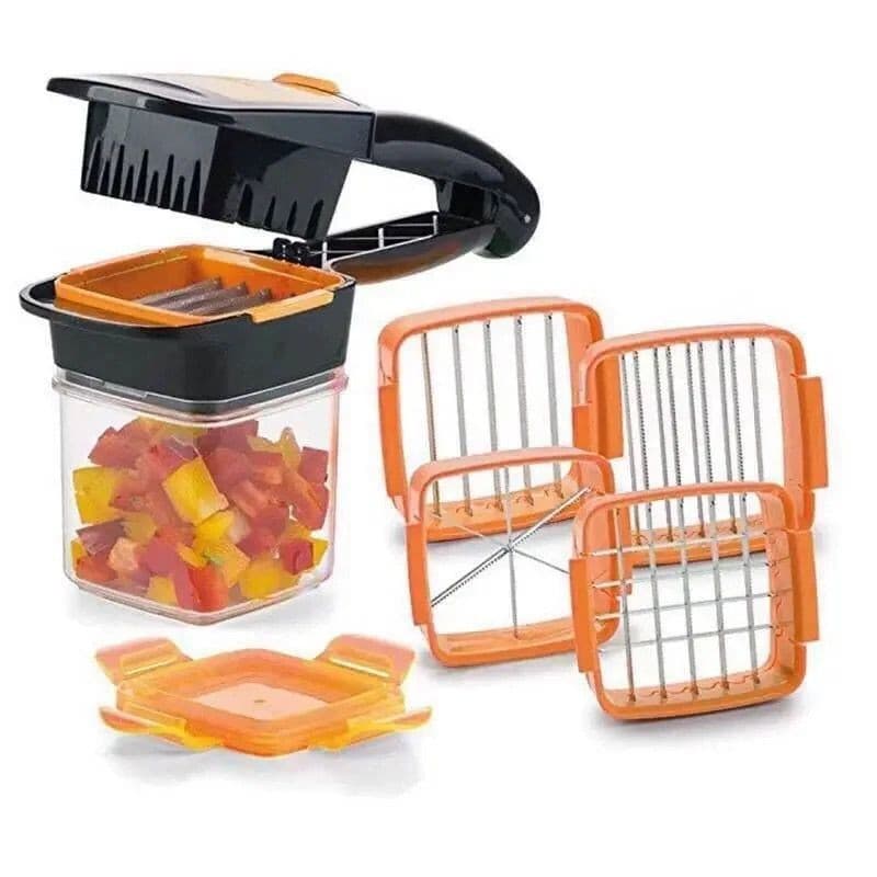 Cortador fatiador  De Legumes ovos, frutas  5 Em 1 Cortador em Cubos Cozinha-kehome