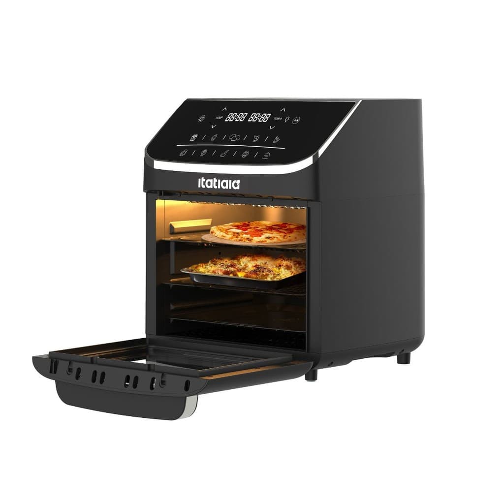 Fritadeira Elétrica Sem Óleo Itatiaia 12L com Pizzas Cozidas