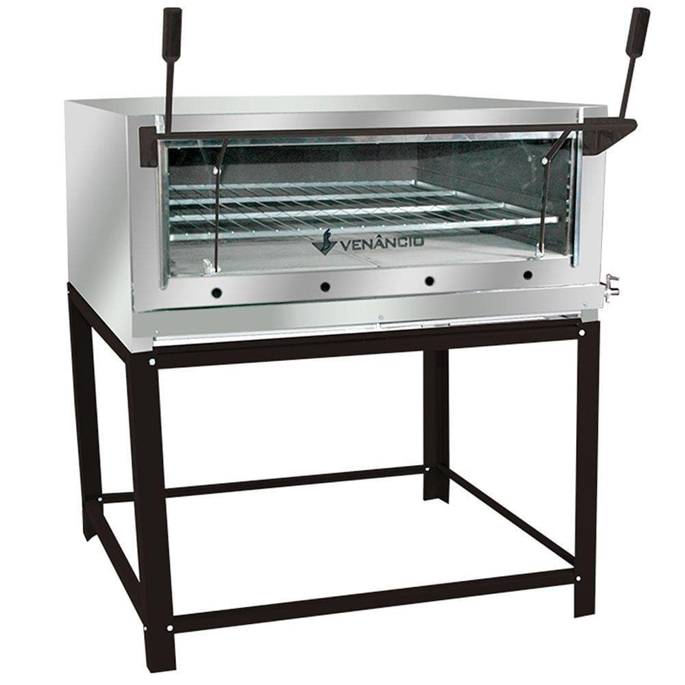 Forno a Gás Industrial em Inox 10.910kcal/h Venâncio
